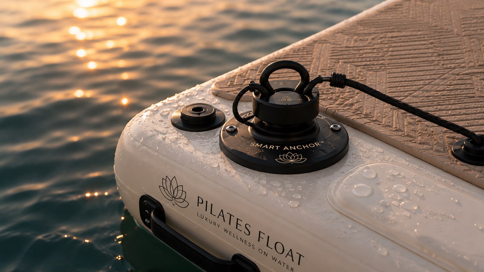 Grande plano do sistema Smart Anchor da Pilates Float